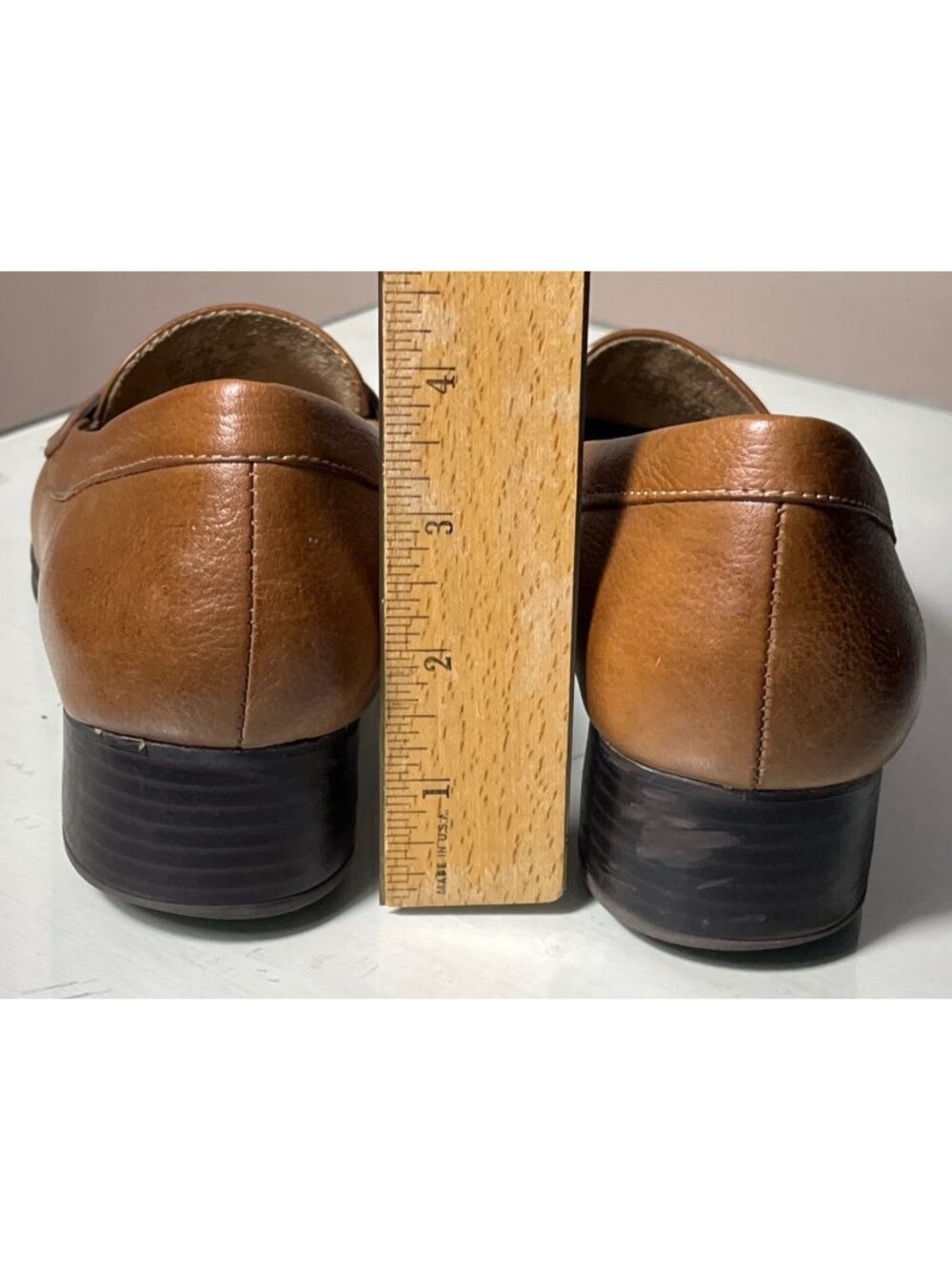 Naturalizer Barrie Loafers Leather Tan Tassel Comfort Preppy Capsule Shoes Wom 8 - Picture 3 of 9
